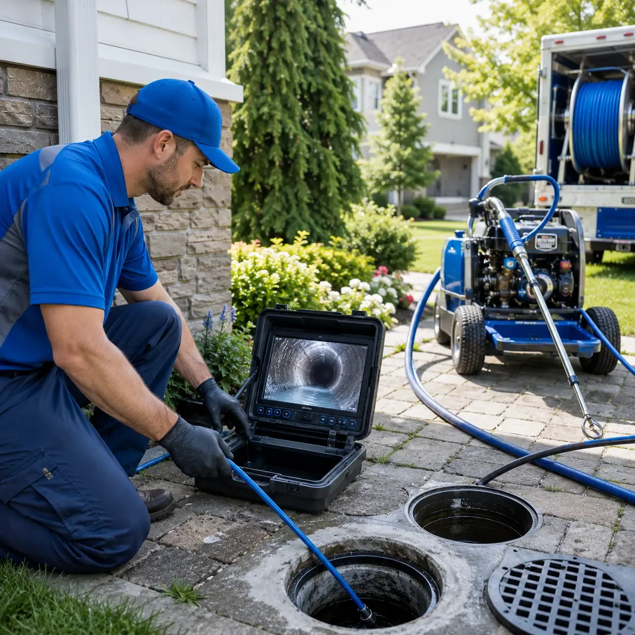 Outdoor drain cleaning professionals serving Glyndon, MD